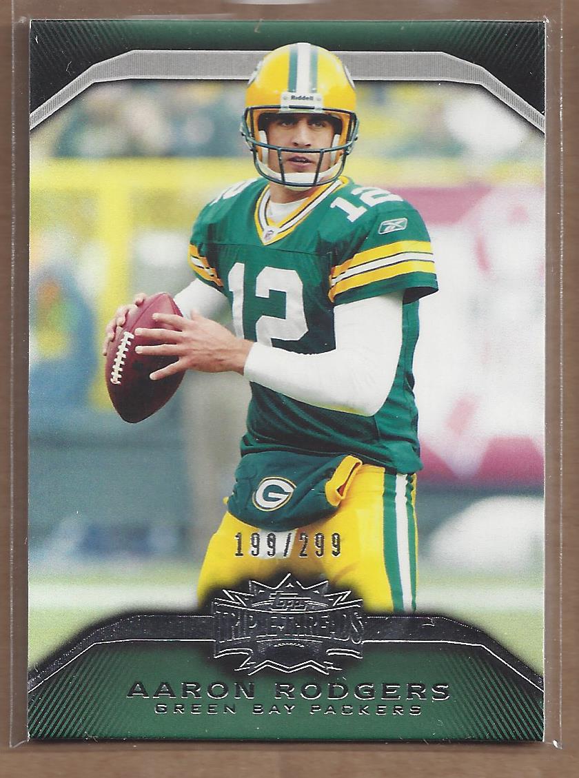 2010 Topps Triple Threads Emerald #5 Aaron Rodgers