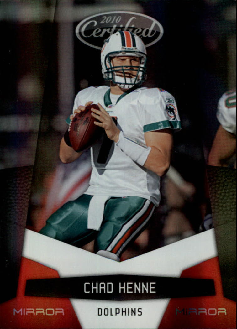 2010 Certified Mirror Red #78 Chad Henne