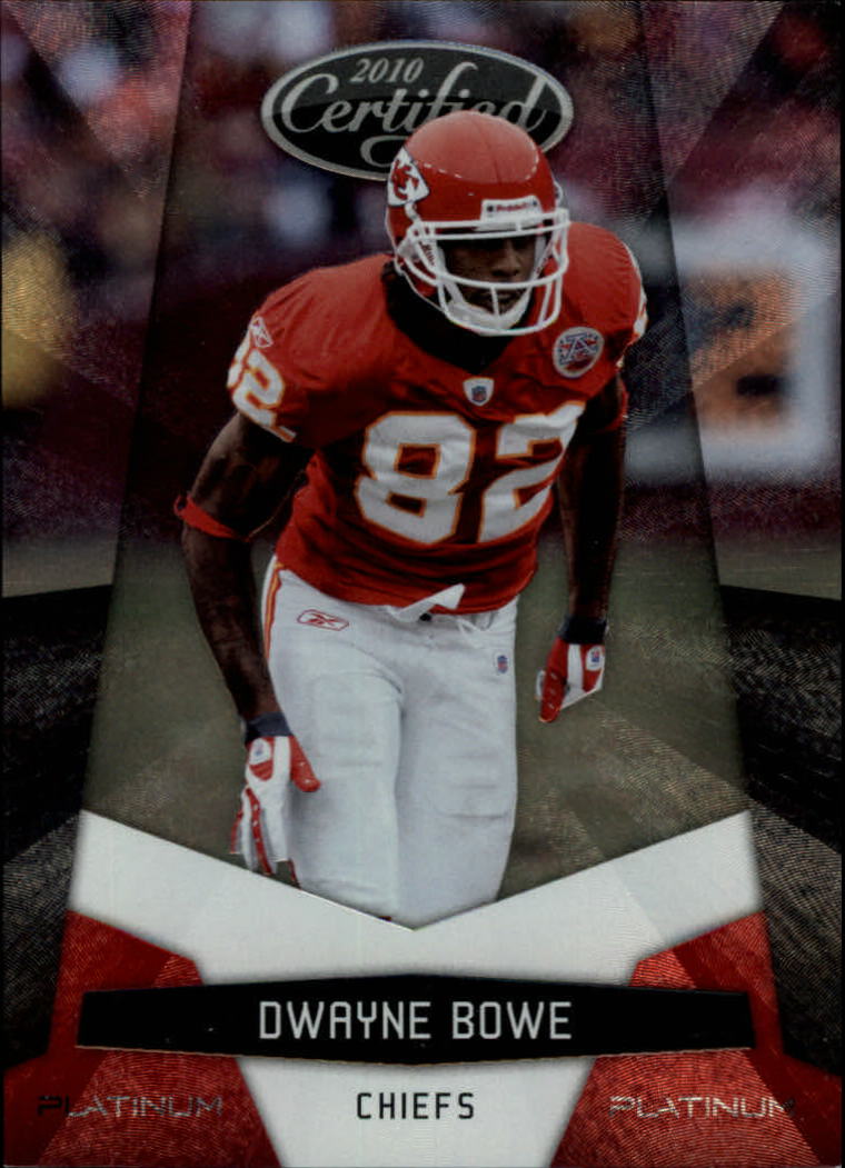 2010 Certified Platinum Red #72 Dwayne Bowe
