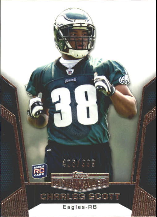 2010 Topps Unrivaled #134 Charles Scott RC Rookie Card /999 . rookie card picture
