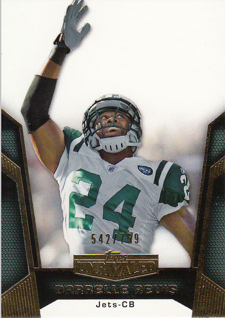 2010 Topps Unrivaled Gold 759 #92 Darrelle Revis