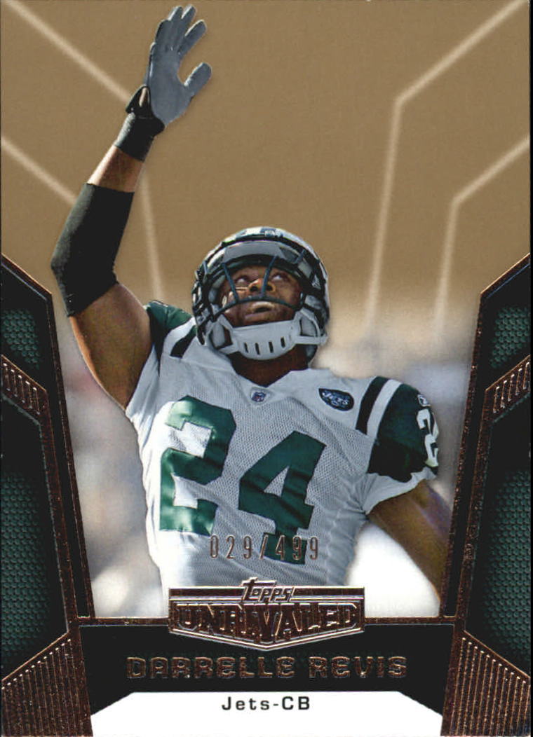 2010 Topps Unrivaled Gold 499 #92 Darrelle Revis