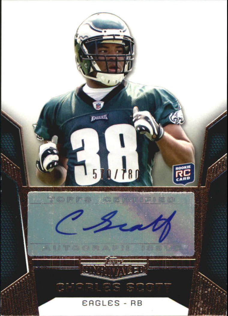 2010 Topps Unrivaled Rookie Autographs #134 Charles Scott/780
