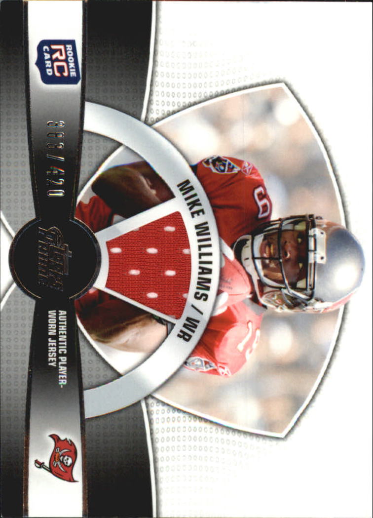 2010 Topps Prime Rookie Relics #PRRMW Mike Williams