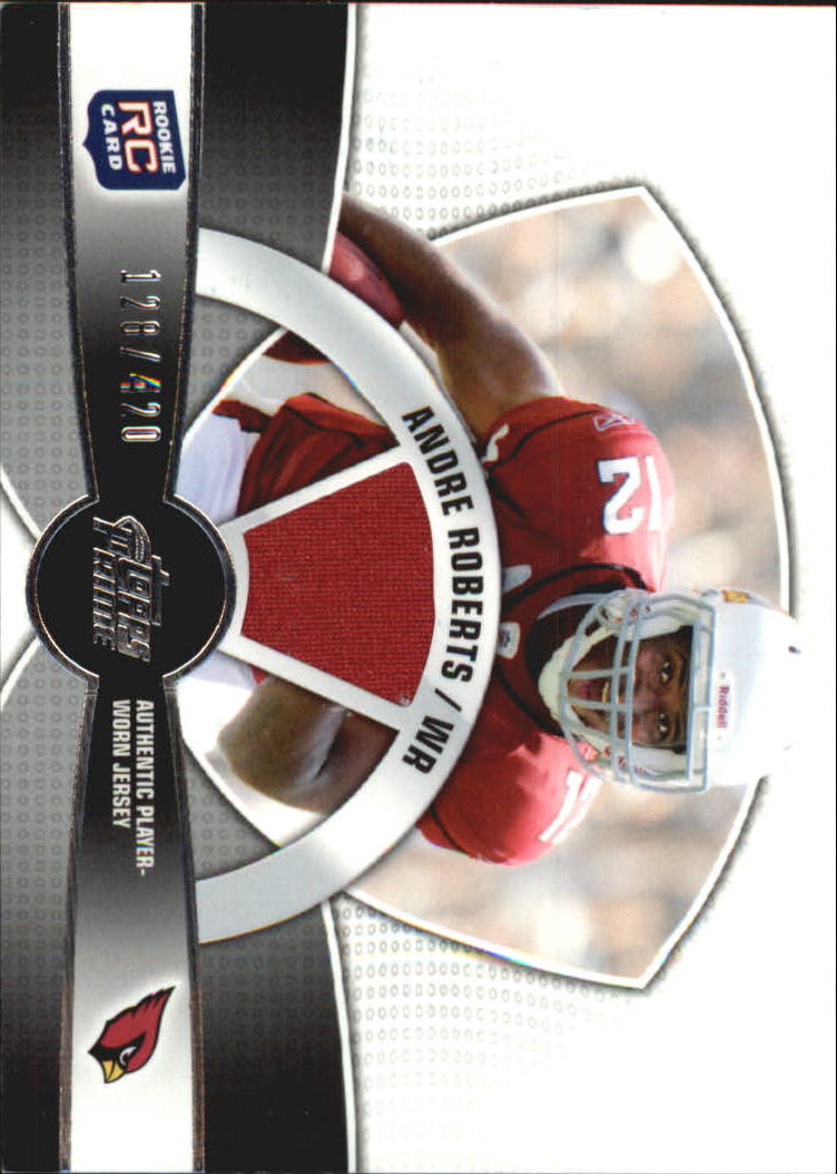 2010 Topps Prime Rookie Relics #PRRAR Andre Roberts