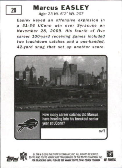 2010 Topps Magic Mini Football Card Pick - Picture 31 of 411