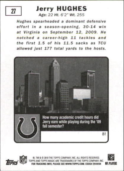 2010 Topps Magic Mini Football Card Pick - Picture 37 of 411