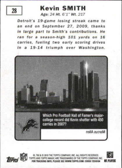 2010 Topps Magic Mini Football Card Pick - Picture 39 of 411
