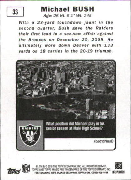 2010 Topps Magic Mini Football Card Pick - Picture 45 of 411