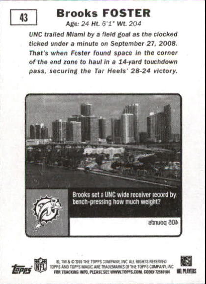 2010 Topps Magic Mini Football Card Pick - Picture 63 of 411