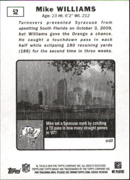 A1736- 2010 Topps Magic FB Asst Inserts Group1 -You Pick- 15+ FREE US SHIP - Picture 17 of 378