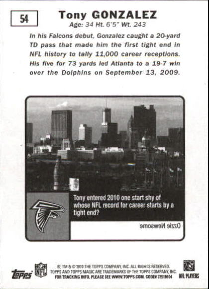 2010 Topps Magic Mini Football Card Pick - Picture 80 of 411
