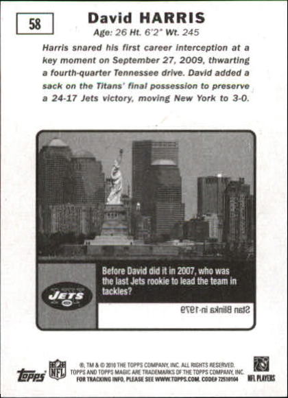 2010 Topps Magic Mini Football Card Pick - Picture 86 of 411