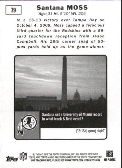 2010 Topps Magic Mini Football Card Pick - Picture 122 of 411