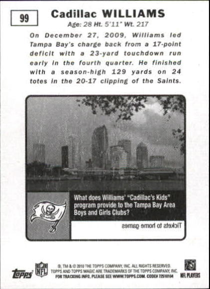 2010 Topps Magic Mini Football Card Pick - Picture 156 of 411