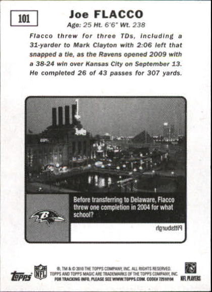 2010 Topps Magic Mini Football Card Pick - Picture 160 of 411