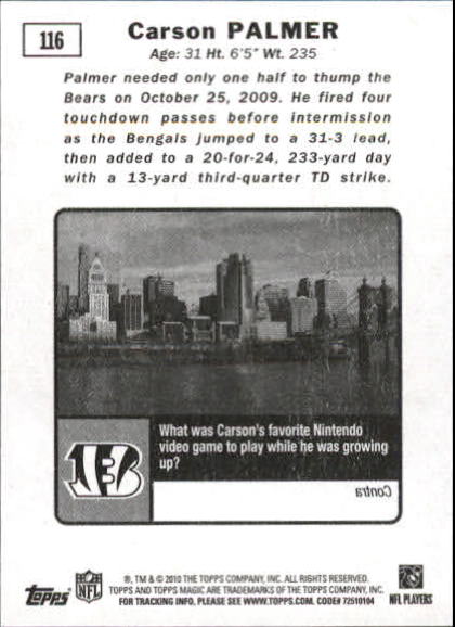 2010 Topps Magic Mini Football Card Pick - Picture 182 of 411