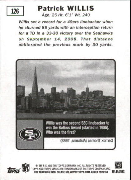 2010 Topps Magic Mini Football Card Pick - Picture 199 of 411