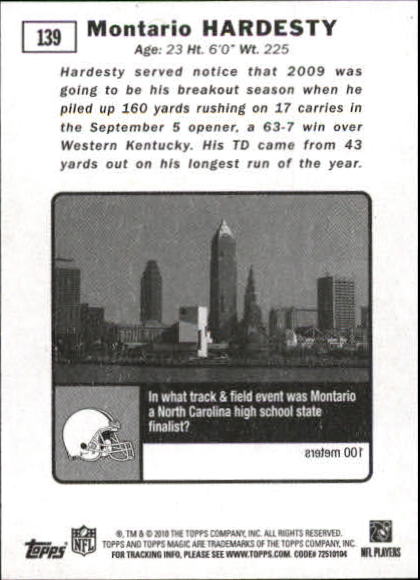 2010 Topps Magic Mini Football Card Pick - Picture 221 of 411