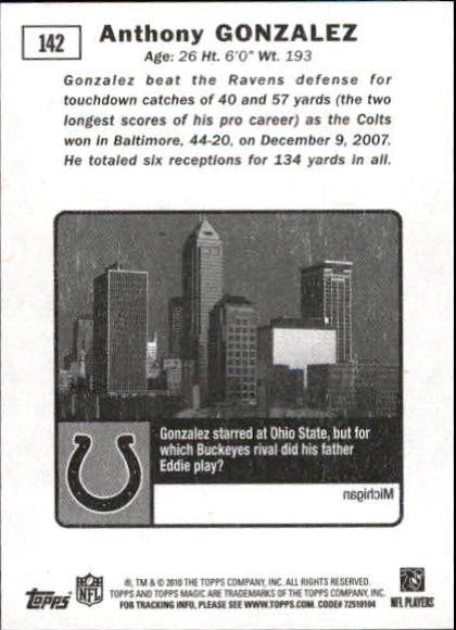 2010 Topps Magic Mini Football Card Pick - Picture 227 of 411