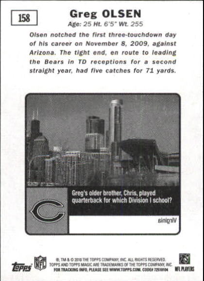 2010 Topps Magic Mini Football Card Pick - Picture 250 of 411