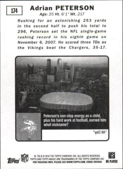 2010 Topps Magic Mini Football Card Pick - Picture 278 of 411