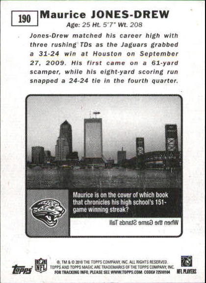 2010 Topps Magic Mini Football Card Pick - Picture 304 of 411