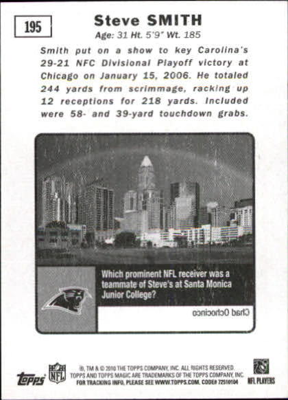 2010 Topps Magic Mini Football Card Pick - Picture 311 of 411