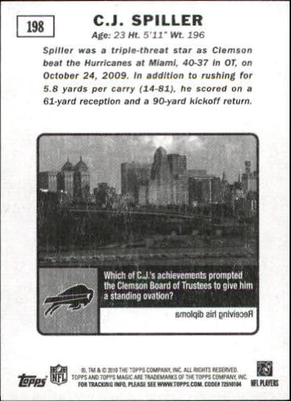2010 Topps Magic Mini Football Card Pick - Picture 317 of 411