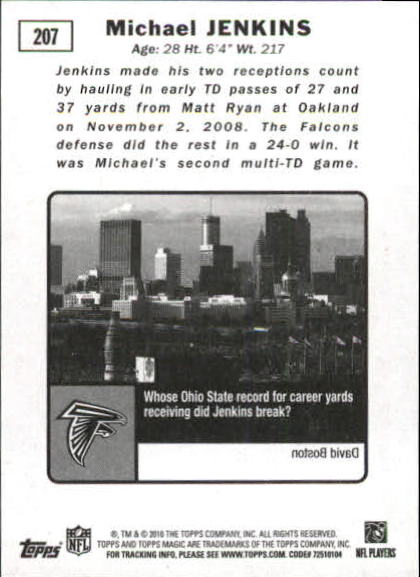 2010 Topps Magic Mini Football Card Pick - Picture 331 of 411