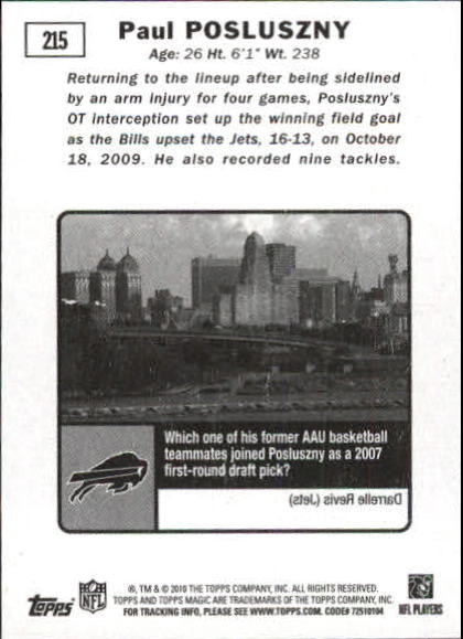 2010 Topps Magic Mini Football Card Pick - Picture 347 of 411