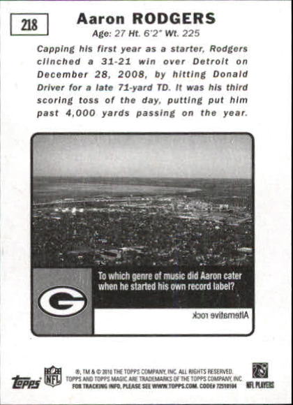 2010 Topps Magic Mini Football Card Pick - Picture 353 of 411