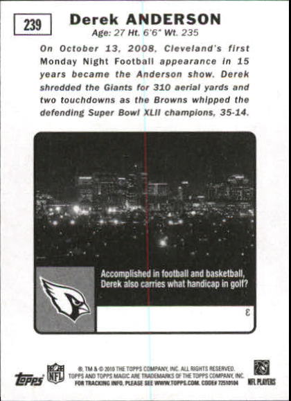 2010 Topps Magic Mini Football Card Pick - Picture 393 of 411