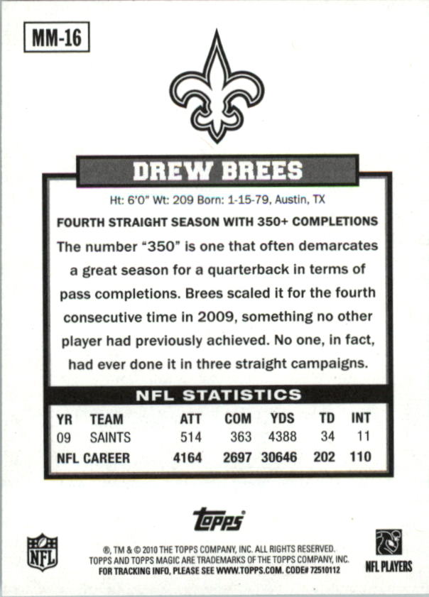 A1736- 2010 Topps Magic FB Asst Inserts Group1 -You Pick- 15+ FREE US SHIP - Picture 280 of 378
