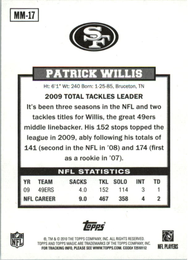 A1736- 2010 Topps Magic FB Asst Inserts Group1 -You Pick- 15+ FREE US SHIP - Picture 213 of 378