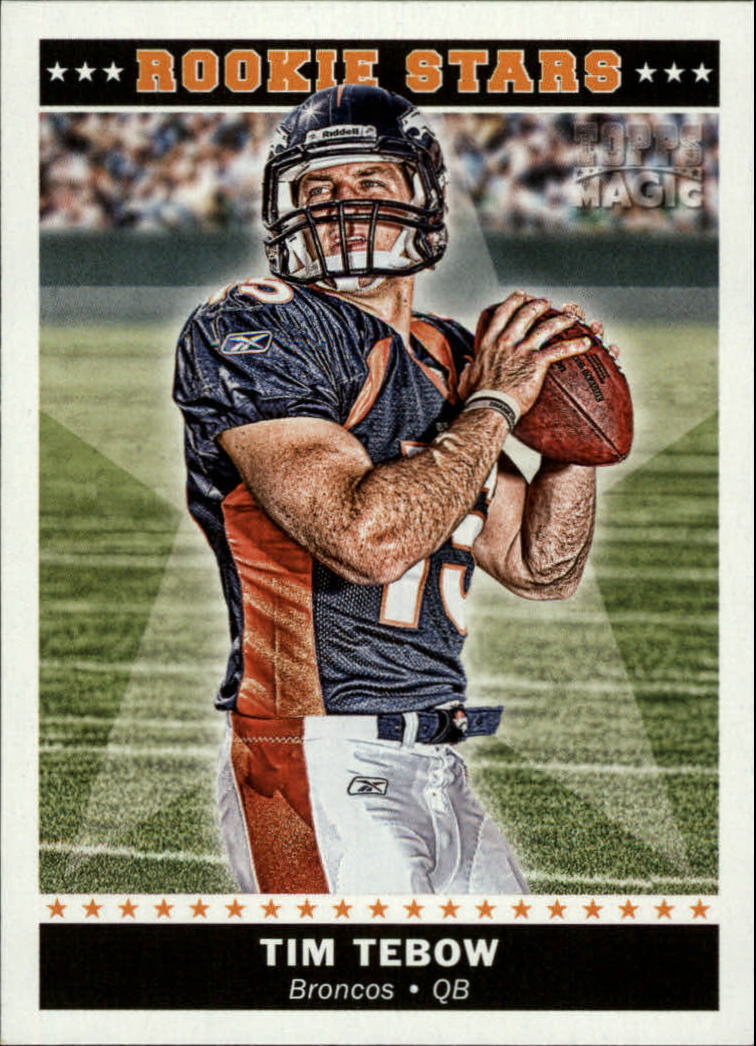 2010 Topps Magic Rookie Stars #RS3 Tim Tebow - NM-MT - Birmingham Sports  Cards