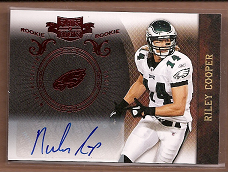 2010 Panini Plates and Patches #181 Riley Cooper AU/449 RC