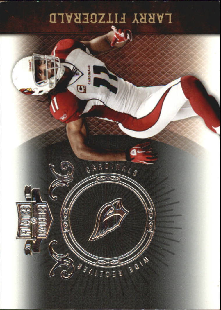 2010 Panini Plates and Patches Silver #1 Larry Fitzgerald