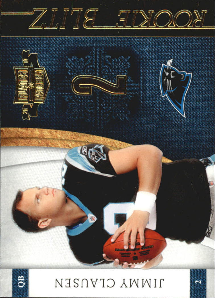 2010 Panini Plates and Patches Rookie Blitz #22 Jimmy Clausen