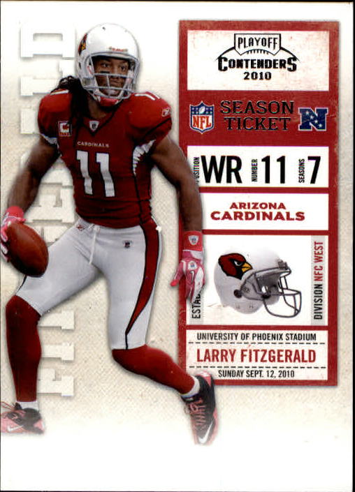 2010 Playoff Contenders #1 Larry Fitzgerald