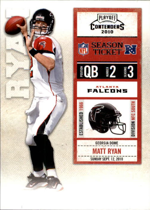 2010 Playoff Contenders #4 Matt Ryan