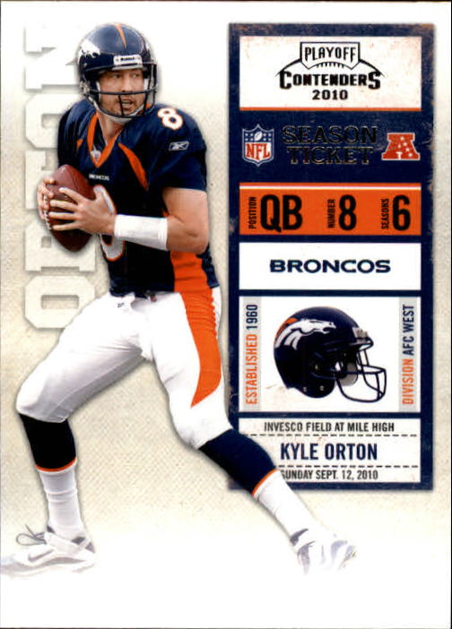 2010 Playoff Contenders #30 Kyle Orton