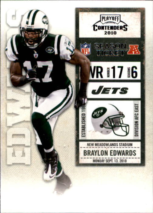 2010 Playoff Contenders #66 Braylon Edwards