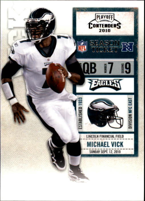 2010 Playoff Contenders #75 Michael Vick