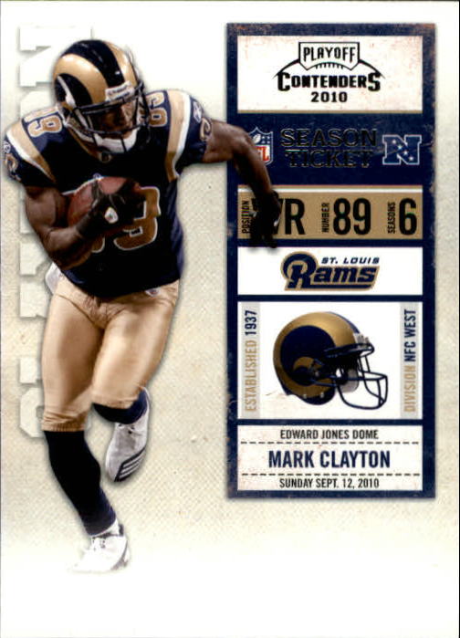 2010 Playoff Contenders #90 Mark Clayton