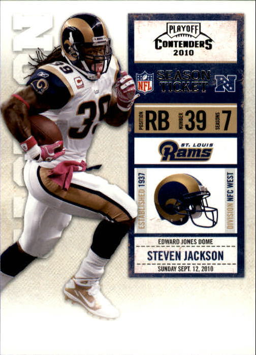 2010 Playoff Contenders #91 Steven Jackson