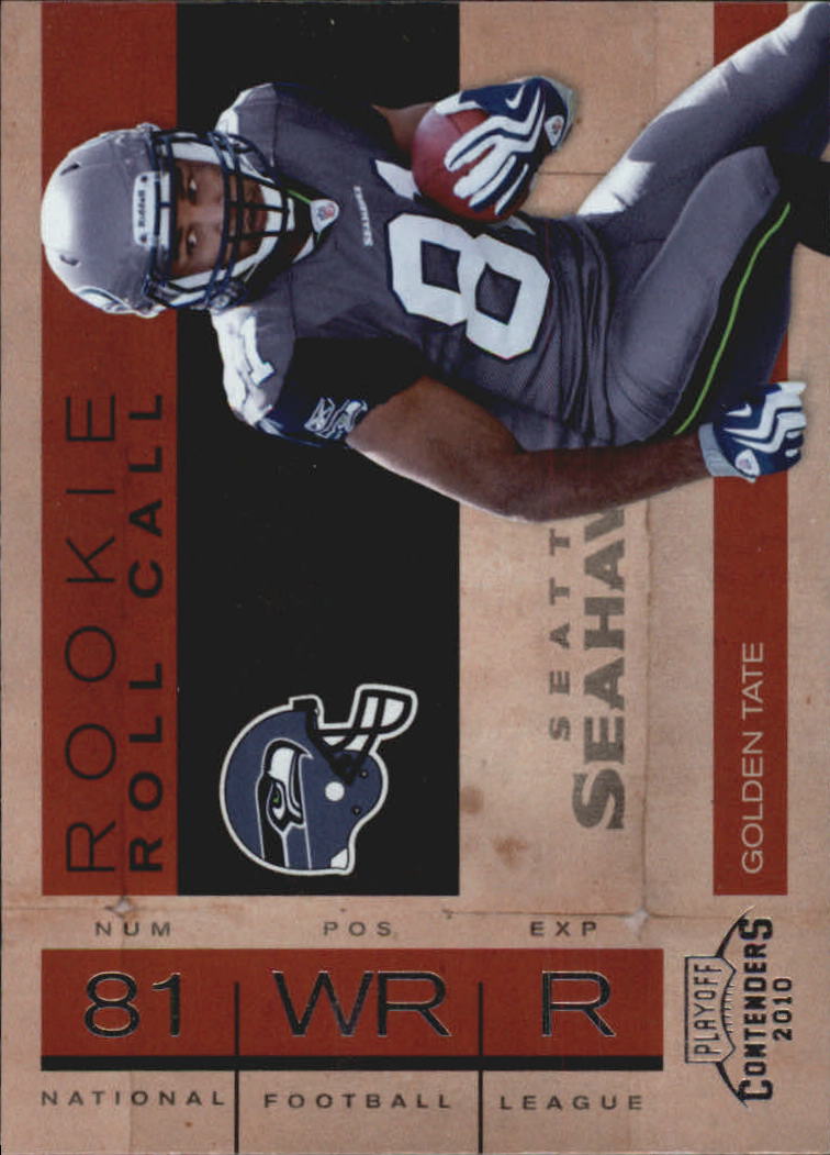 2010 Playoff Contenders Rookie Roll Call #11 Golden Tate