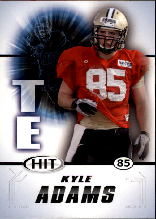 2011 SAGE HIT #65 Kyle Adams