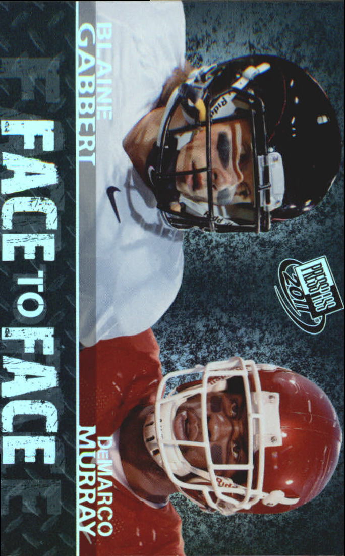 2011 Press Pass Face to Face #FF1 Blaine Gabbert/DeMarco Murray