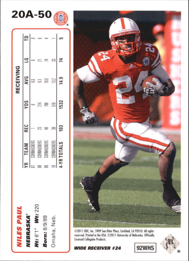 A6792- 2011 Upper Deck FB Assorted Insert Cards -You Pick- 15+ FREE US SHIP - Picture 40 of 426